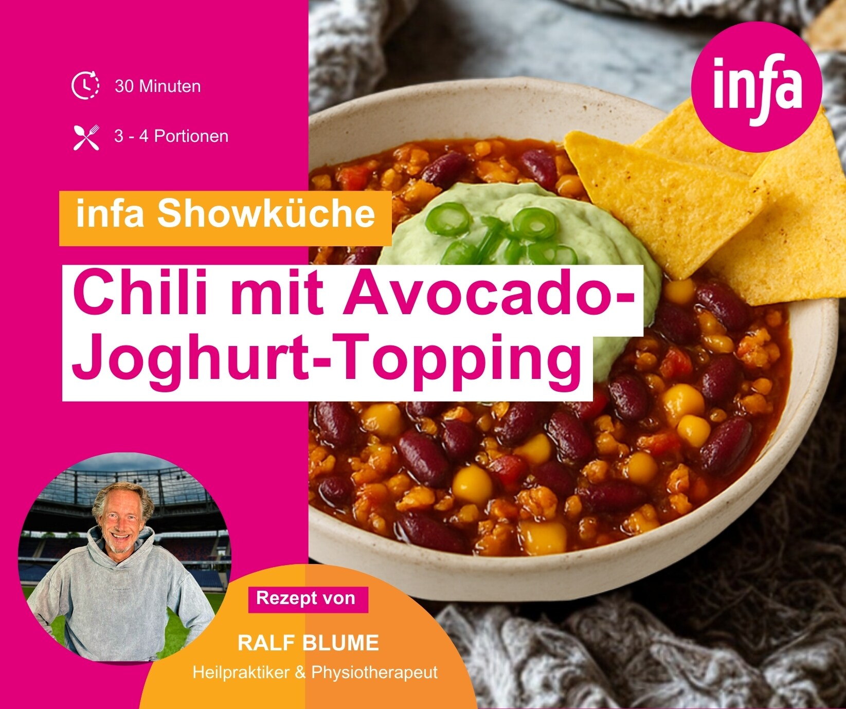 9 01.09. - Chili mit Avocado-Joghurt-Topping